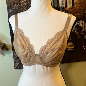 Calvin Klein lace underwire nude bra